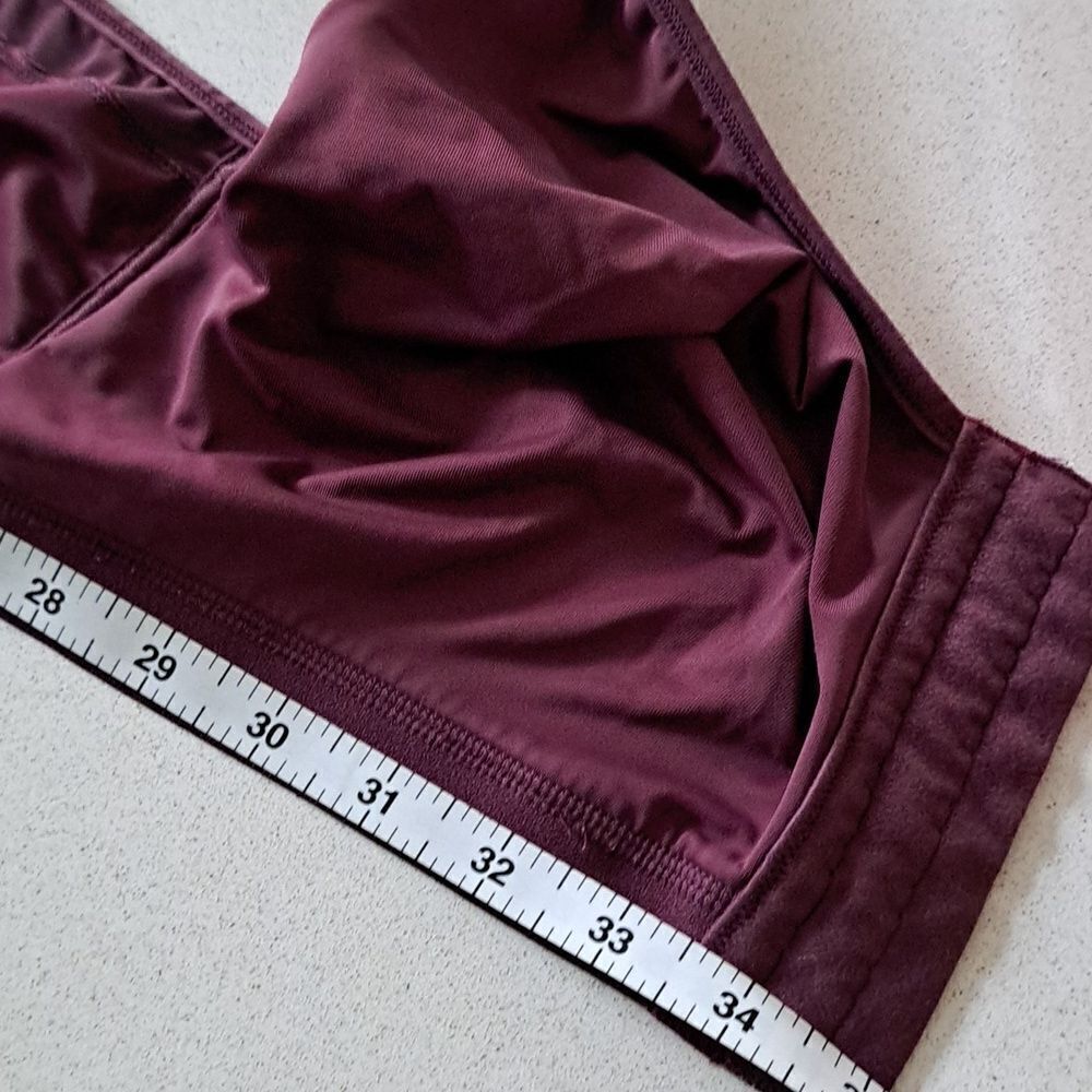 Delimira Bra X-Shaped Back Support Posture Sports Front Closure Wire Free 46DD - Picture 8 of 12